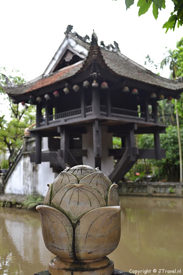 De Eénzuilige Pagode in Hanoi
