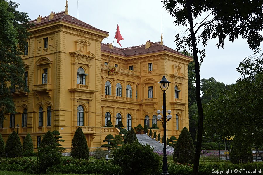 Het Presidentieel Paleis in Hanoi