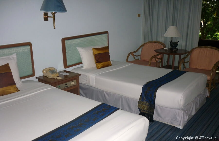 Mijn kamer in het Rimrok Resort in Chiang Rai