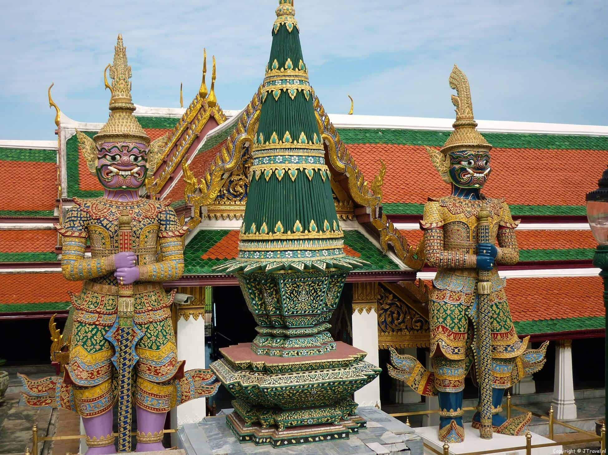 Het reisschema van mijn reis door Thailand in 2011