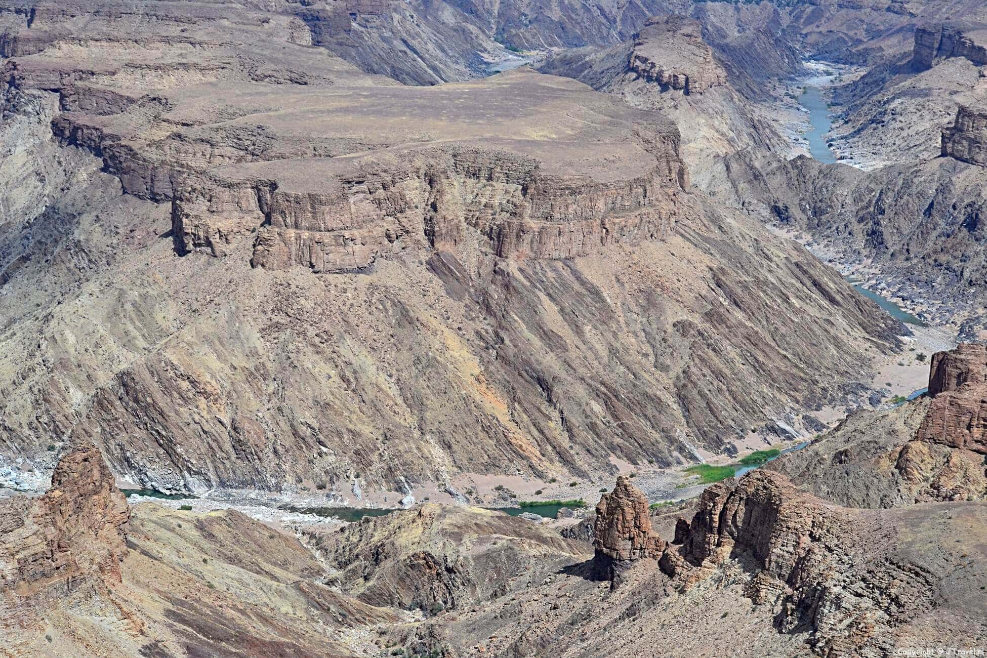 Het reisschema van mijn reis door Zuid-Afrika & Namibië in 2014