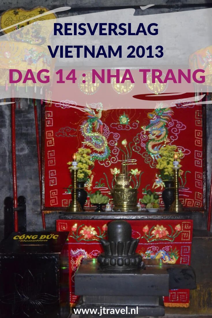 Op dag 14 van mijn 21-daagse groepsrondreis door Vietnam bezocht ik de Long Son Pagode en de Po Nagar Torens in Nha Trang en reisde ik door via Mui Ne naar Phan Thiet. Alles over de veertiende dag van mijn reis door Vietnam lees je hier. Lees je mee? #vietnam #nhatrang #longsonpagode #ponagartorens #muine #phanthiet #reisverslag #jtravel #jtravelblog