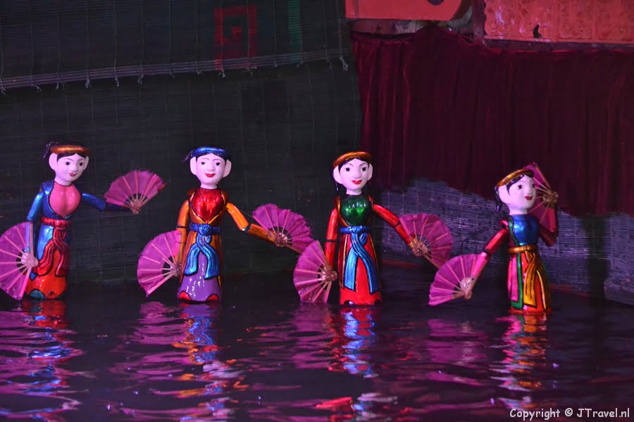 Het Waterpoppentheater in Hanoi