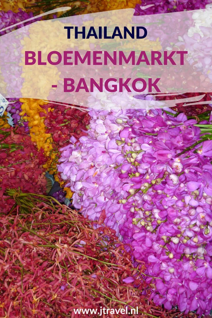 Een interessante plek in Bangkok is de Bloemenmarkt Pak Khlong Talat met orchideeën, lotusbloemen en andere schitterende bloemen. Aan de overkant van de straat is gigantische groentemarkt. Meer lezen? Kijk dan op mijn website. #pakkhlongtalat #bloemenmarktpakkhlongtalat #bloemenmarkt #bangkok #thailand #jtravel #jtravelblog