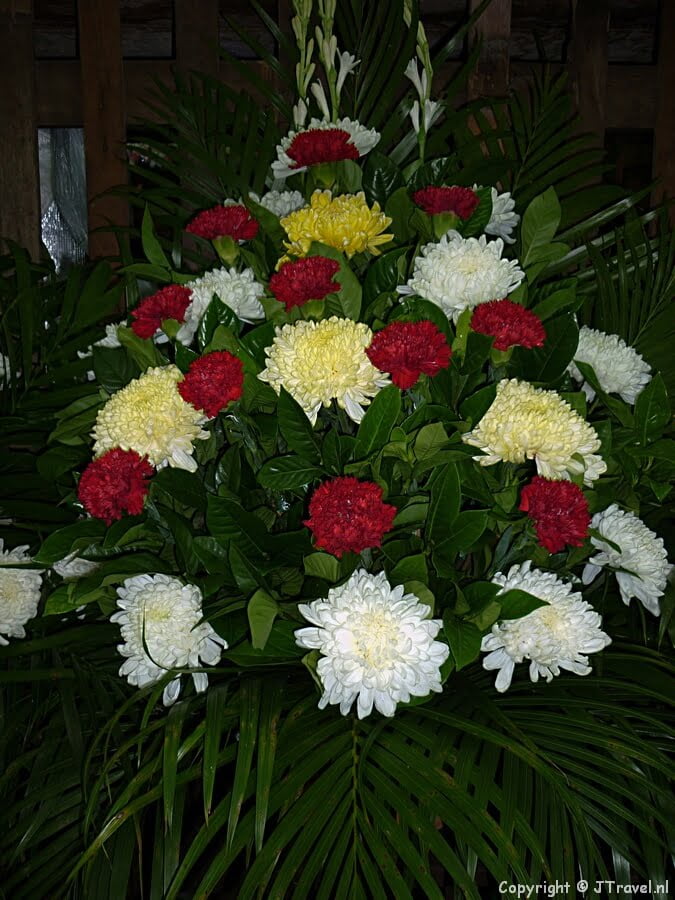 Bloemenmarkt Pak Khlong Talat in Bangkok