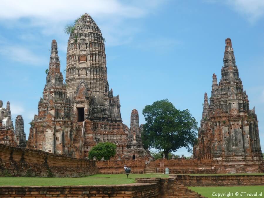 De Wat Phra Mahathat in Ayutthaya Historical Park