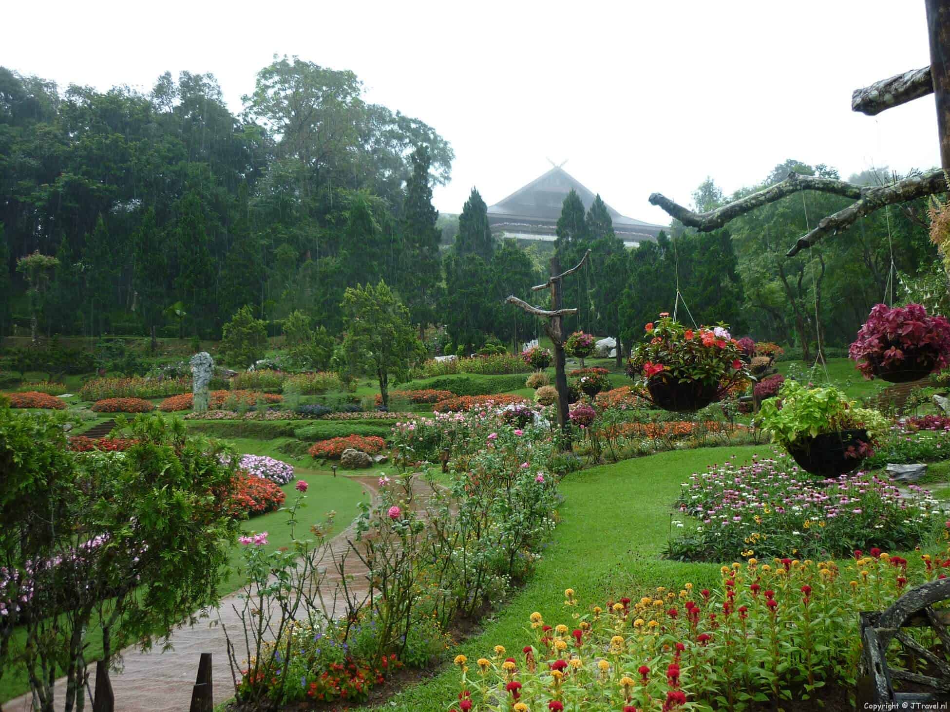 Doi Tung Berg bij Chiang Rai