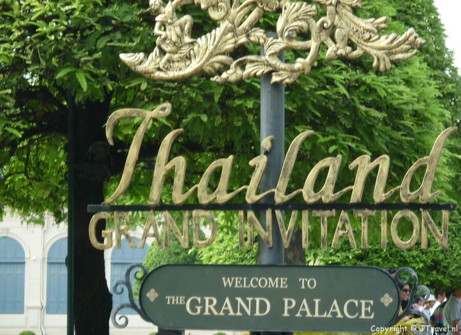 Ingang van het Grand Palace in Bangkok