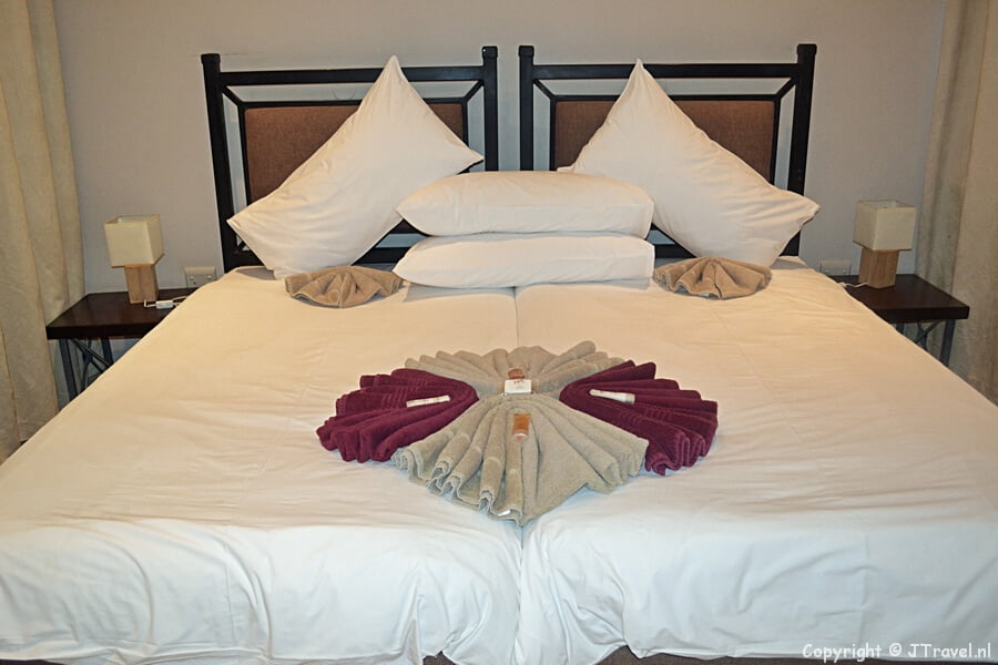 Mijn kamer in Ai-Ais Resort in Fish River Canyon