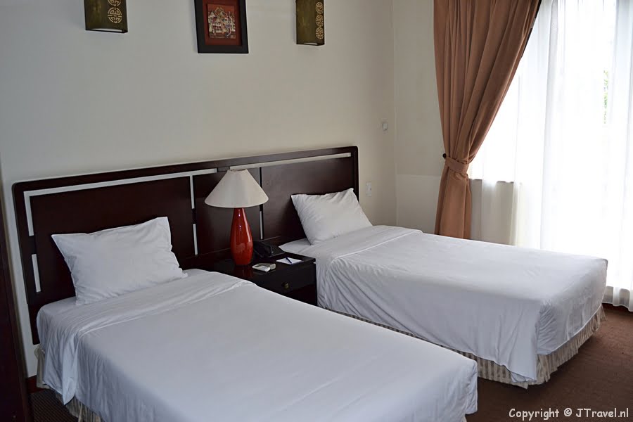 Mijn kamer in het Thang Long Opera Hotel in Hanoi/Vietnam