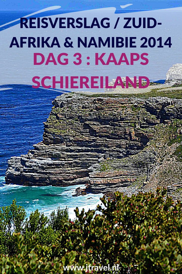 Op dag 3 van mijn 22-daagse groepsrondreis door Zuid-Afrika en Namibië bezocht ik het Kaapse Schiereiland met bezoeken aan Duikereiland, Capepoint, Kaap de Goede Hoop en de pinguïns van Boulders Beach. Alles over de derde dag van mijn reis door Zuid-Afrika & Namibië lees je hier. Lees je mee? #zuidafrika #kaapstad #capetown #kaapseschiereiland #reisverslag #jtravel #jtravelblog