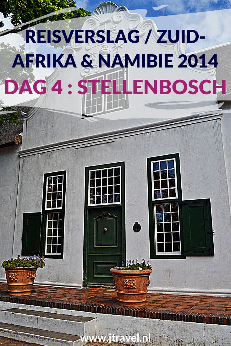 Dag 4 van mijn 22-daagse groepsrondreis door Zuid-Afrika en Namibië breng ik een deel door rond Kaapstad. De rest van de dag breng ik door in Stellenbosch met een bezoek aan de lokale botanische tuin en de Moederkerk, Alles over de vierde dag van mijn reis door Zuid-Afrika & Namibië lees je hier. Lees je mee? #zuidafrika #kaapstad #capetown #stellenbosch #reisverslag #jtravel #jtravelblog