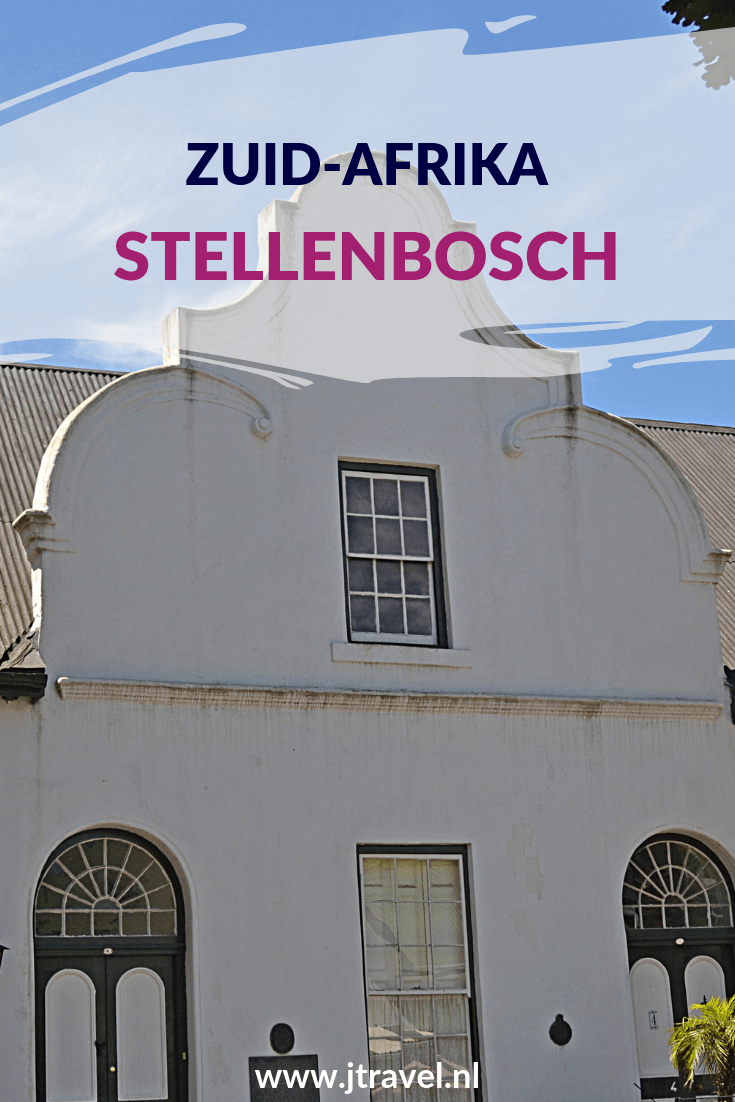 Stellenbosch ligt de bekendste wijnstreek in Zuid-Afrika. Rondom de stad liggen veel wijnestates waar je wijnen kunt proeven. De stad is bekend om Ome Samie se Winkel en zijn Kaaps-Hollandse architectuur. Meer lezen over Stellenbosch doe je hier. Lees je mee? #stellenbosch #omesamiesewinkel #zuidafrika #jtravel #jtravelblog #wijnstreek Stellenbosch ligt de bekendste wijnstreek in Zuid-Afrika. Rondom de stad liggen veel wijnestates waar je wijnen kunt proeven. De stad is bekend om Ome Samie se Winkel en zijn Kaaps-Hollandse architectuur. Meer lezen over Stellenbosch doe je hier. Lees je mee? #stellenbosch #omesamiesewinkel #zuidafrika #jtravel #jtravelblog #wijnstreek