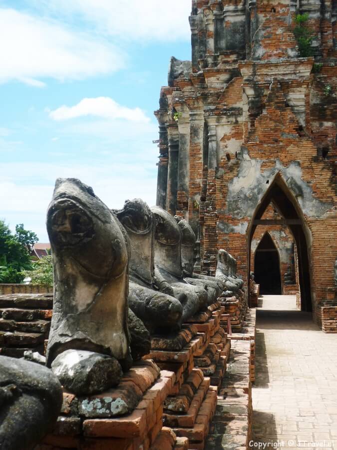 De Wat Phra Mahathat in Ayutthaya Historical Park