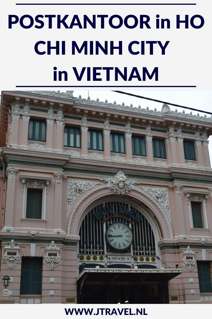 Het Centrale Postkantoor van Ho Chi Minh City is een klassiek koloniaal gebouw en één van de oudste gebouwen en mooiste gebouwen van de stad. Het gebouw valt op door zijn unieke architectuur met kubusvormen en bogen op de deuren. Meer lezen, kijk dan op mijn website. #postkantoor #hochiminhcity #saigon #vietnam #jtravelblog #jtravel