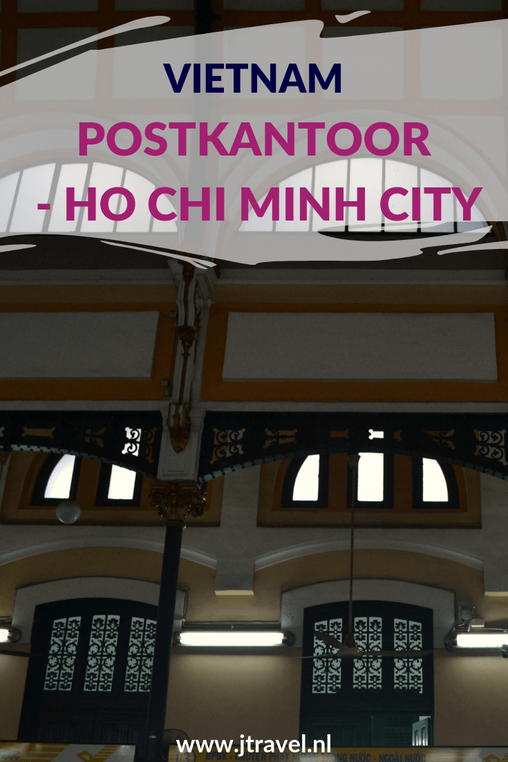 Het Centrale Postkantoor van Ho Chi Minh City is een klassiek koloniaal gebouw en één van de oudste gebouwen en mooiste gebouwen van de stad. Het gebouw valt op door zijn unieke architectuur met kubusvormen en bogen op de deuren. Meer lezen, kijk dan op mijn website. #postkantoor #hochiminhcity #saigon #vietnam #jtravelblog #jtravel