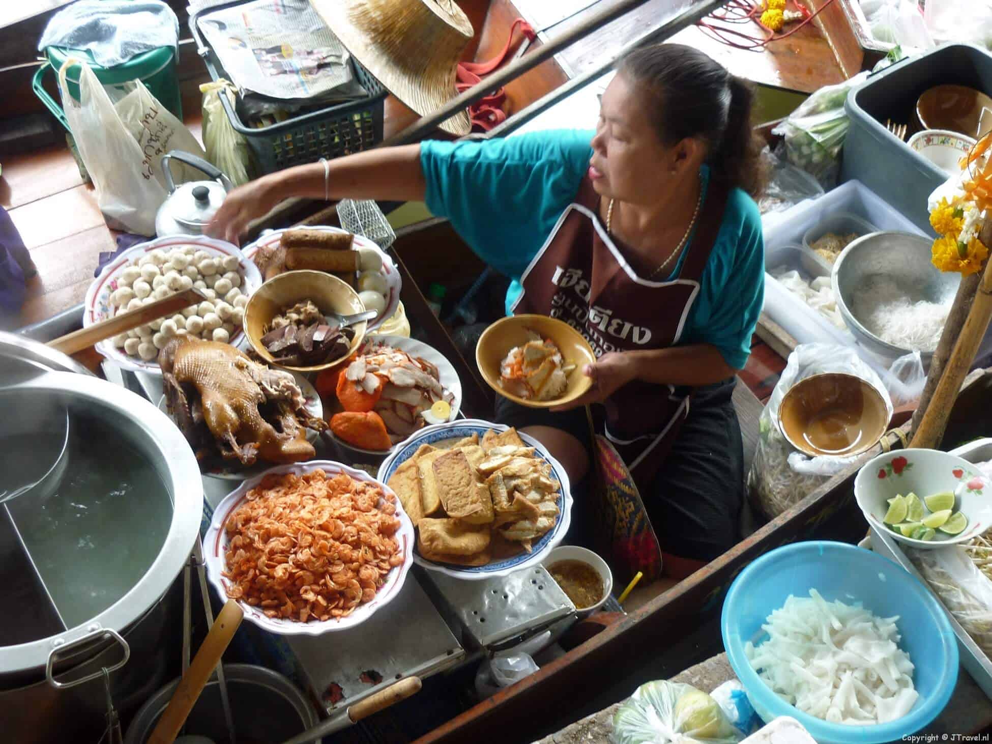 Damnoen Saduak Floating Market (Drijvende Markt)