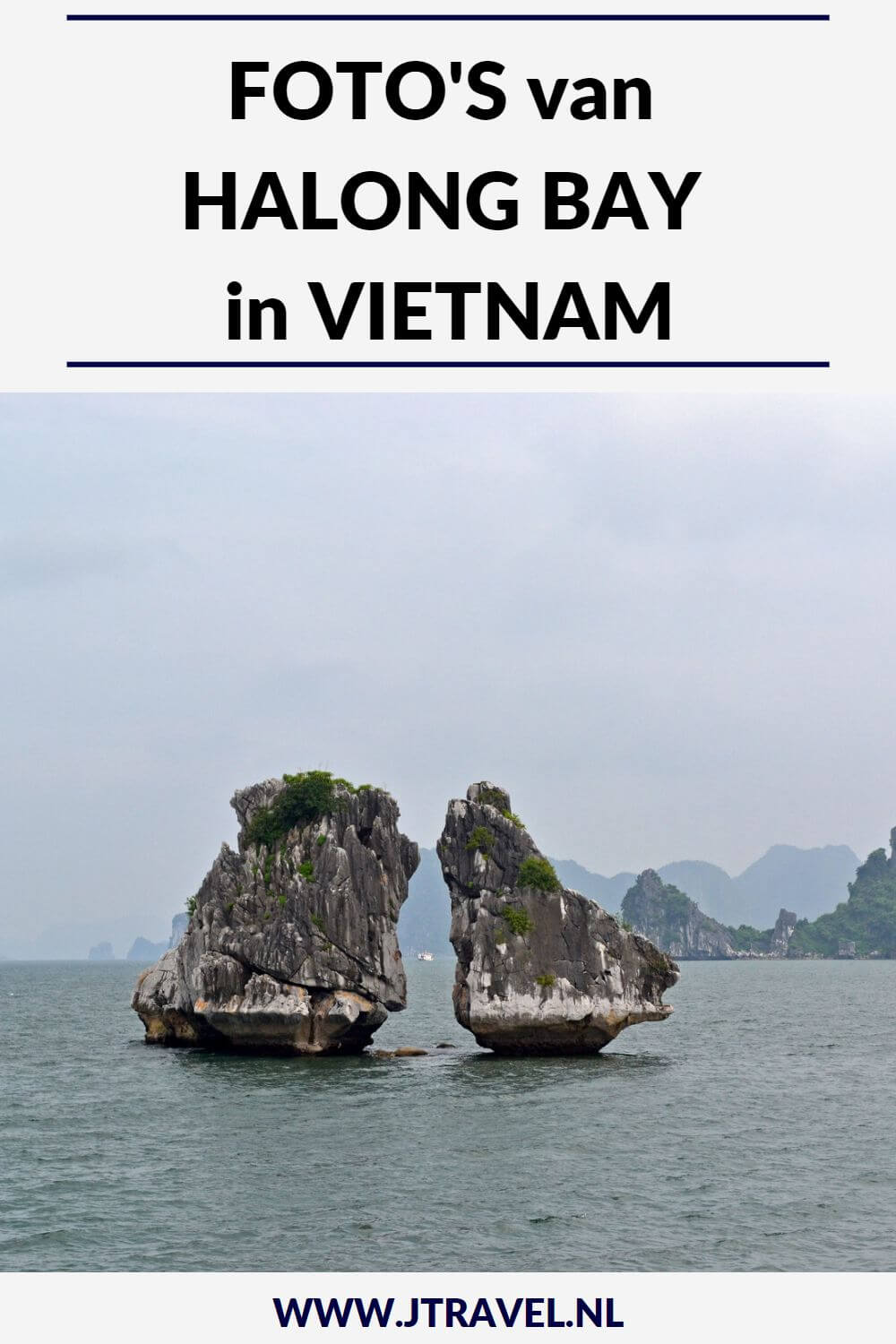 Iets wat je gezien moet hebben als je Vienam bezoekt zijn de karstrotsen van Halong Bay. Het beste om die rotsen te zien is tijdens een boottocht. Mijn foto's van Halong Bay zie je op mijn website. Kijk je mee? #halongbay #vietnam #boottocht #werelderfgoedlijst #unesco #jtravel #jtravelblog #fotos Iets wat je gezien moet hebben als je Vienam bezoekt zijn de karstrotsen van Halong Bay. Het beste om die rotsen te zien is tijdens een boottocht. Mijn foto's van Halong Bay zie je op mijn website. Kijk je mee? #halongbay #vietnam #boottocht #werelderfgoedlijst #unesco #jtravel #jtravelblog #fotos