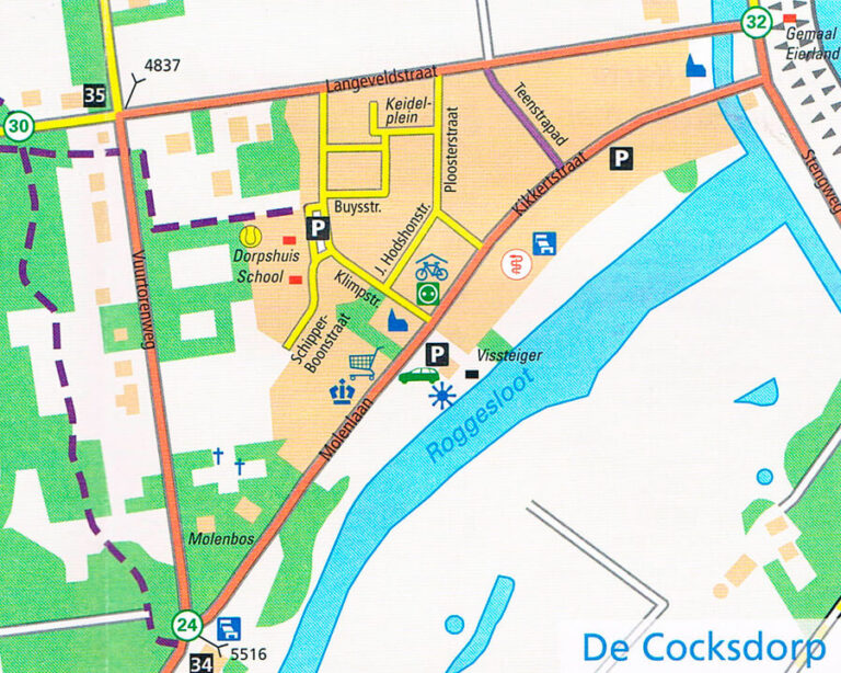 Plattegrond De Cocksdorp