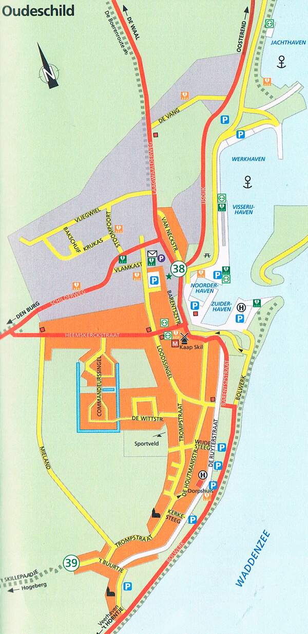 Plattegrond Oudeschild