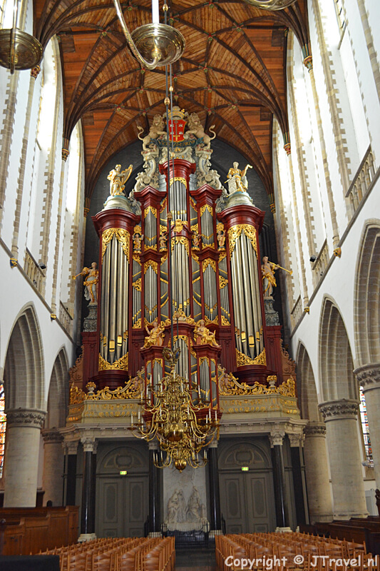 Het Müllerorgel in de St. Bavokerk in Haarlem