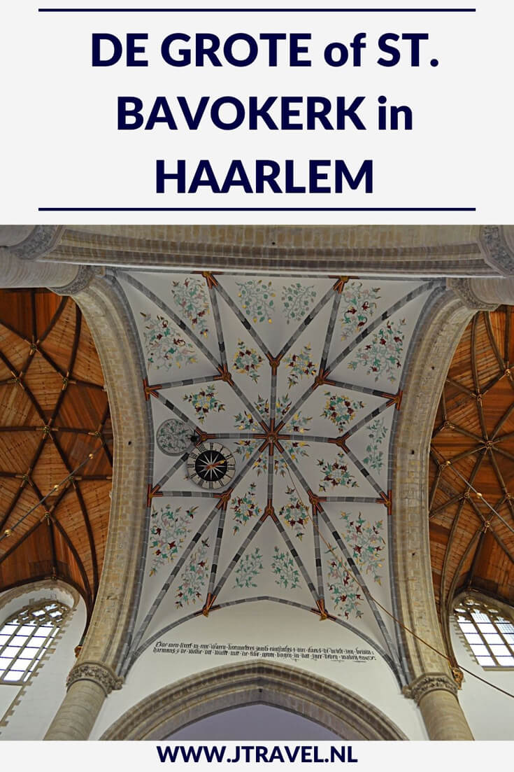 Een mooie kerk in het centrum aan de Grote Markt in Haarlem is de St. Bavokerk. Deze kerk is zeer de moeite van een bezoek waard. Meer over de St. Bavokerk in Haarlem lees je op mijn website. Lees je mee? #haarlem #stbavo #kerk #bavo #jtravel #jtravelblog