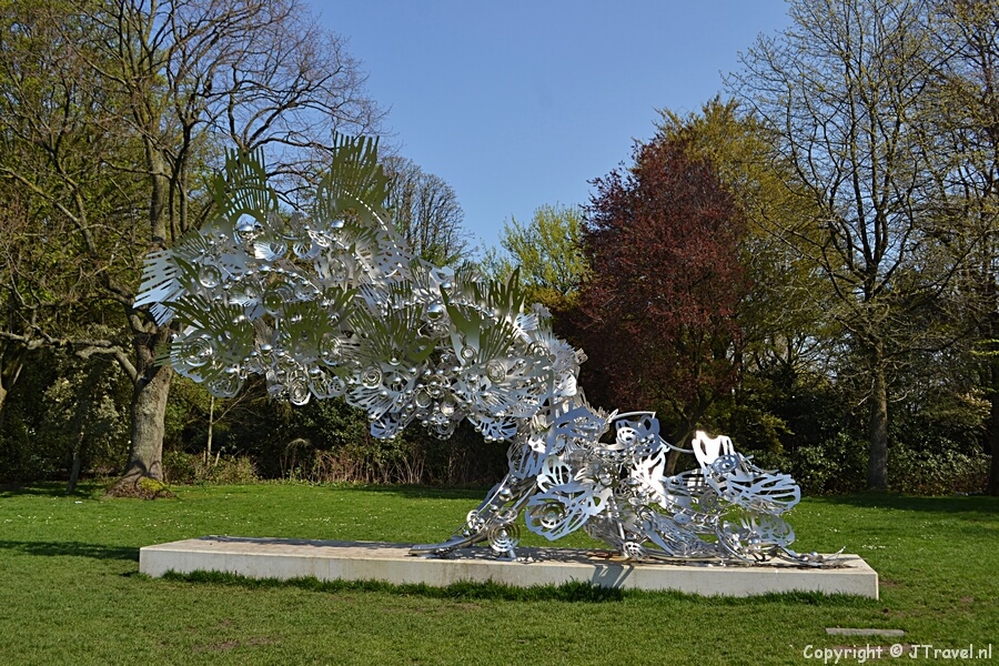 'Hommage aan Jokoba Mulder' in het Beatrixpark in Amsterdam