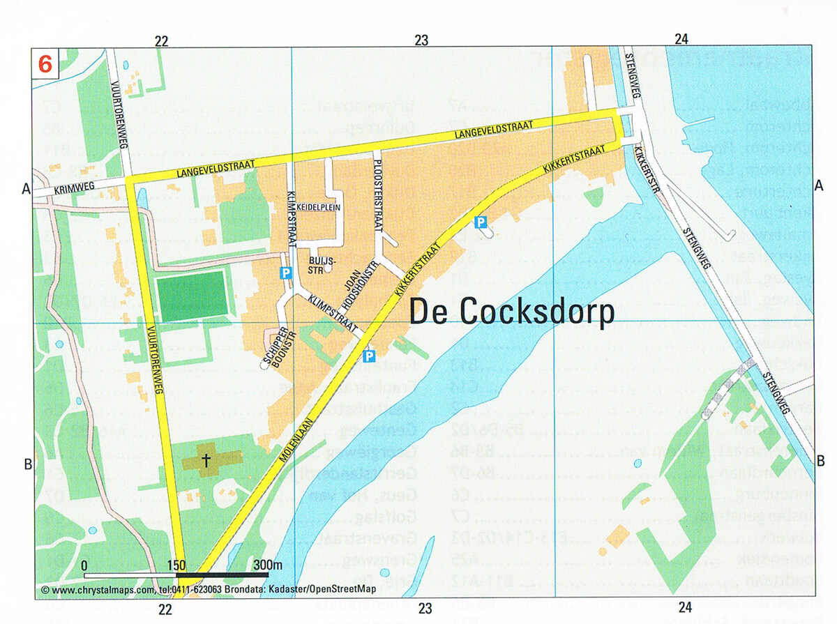 Plattegrond van De Cocksdorp