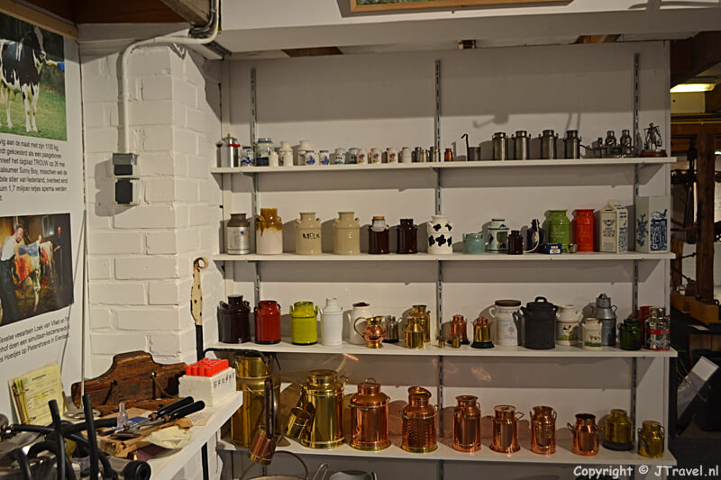 De rundveehouderij in het Cultuurhistorisch Museum Texel in De Waal