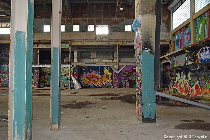 Streetart in de Ferro Dome in Rotterdam