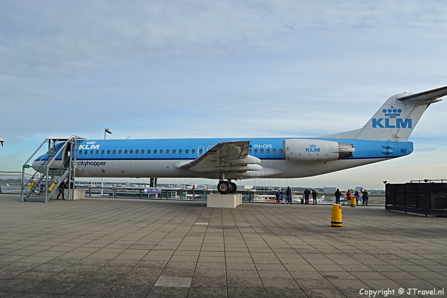 Het Fokker 100 van KLM Cityhopper / Copyright © JTravel.nl