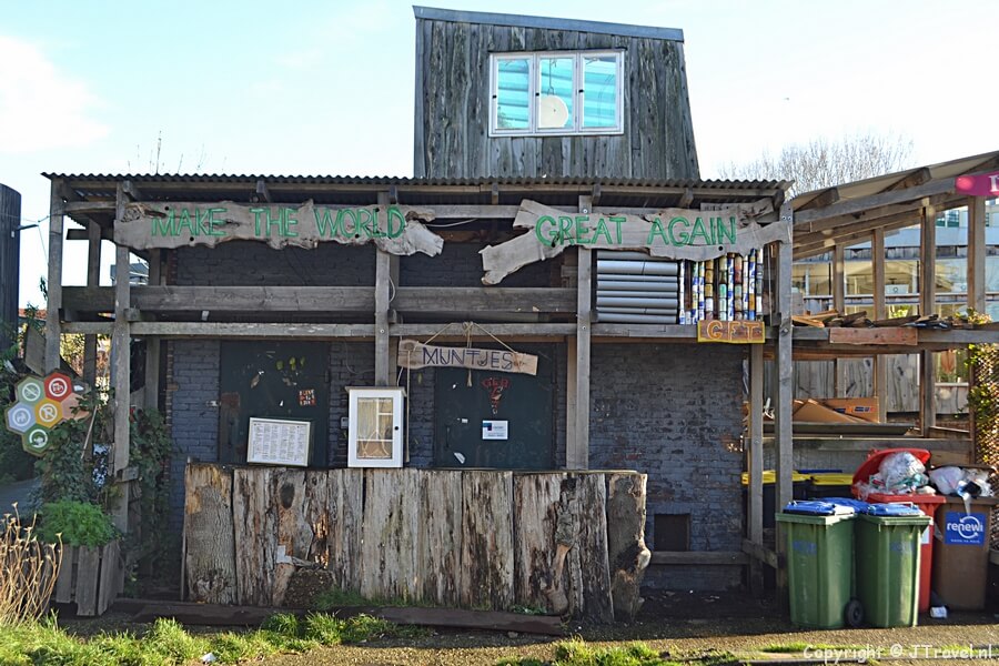 De Ceuvel tijdens de wandeling door Amsterdam Noord