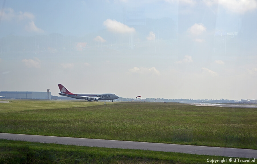 Tijdens de Schiphol Experience op het Schipholterrein