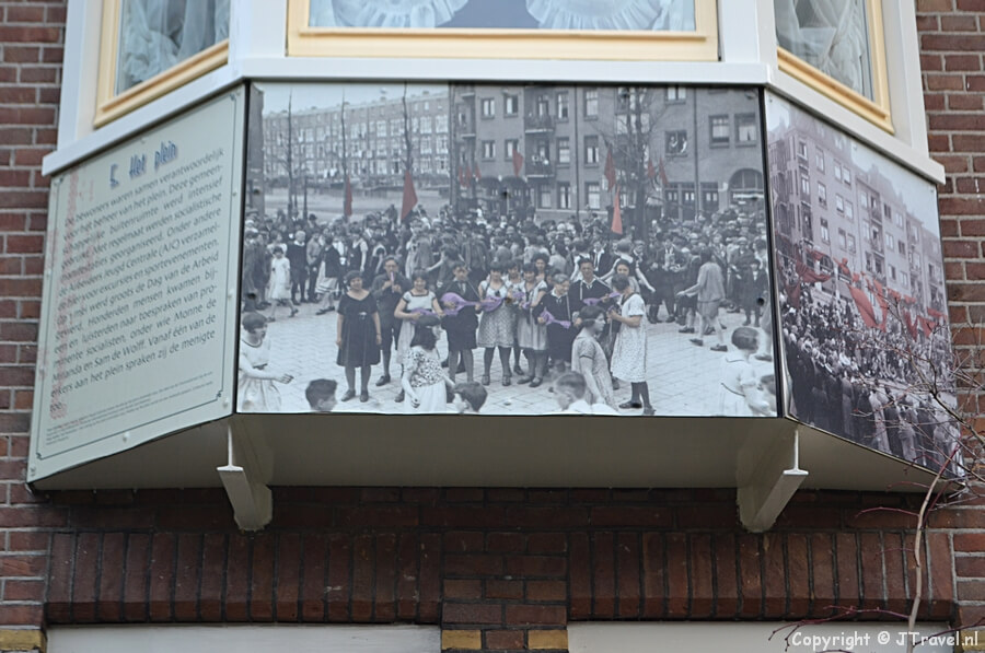 De Hollandsche Schouwburg tijdens de NS-wandeling Westerborkpad / Copyright © JTravel.nl