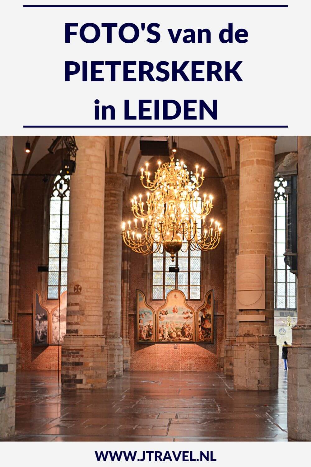 De 900 jaar oude Pieterskerk in Leiden is niet meer in gebruik als kerk, maar wordt gebruikt als multifunctionele ruimte voor evenementen. Het is een schitterende kerk, die een bezoek waard is. Mijn foto's zie je in dit artikel. Kijk je mee? #pieterskerk #leiden #jtravel #jtravelblog #fotos