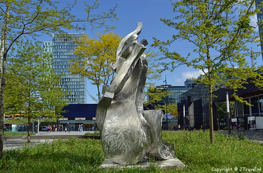 Het Gustav Mahlerplein in Amsterdam
