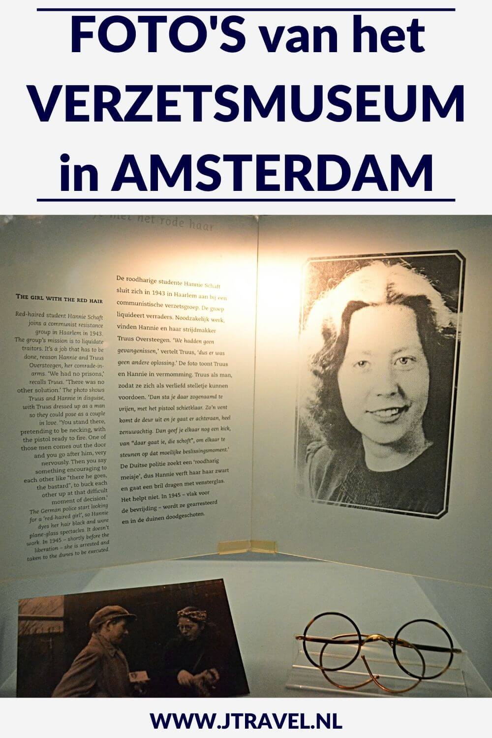 Ik bezocht het indrukwekkende Verzetsmuseum in Amsterdam. In het Verzetsmuseum zie, hoor en lees je de verhalen over het uitzonderlijke en het alledaagse tijdens de Tweede Wereldoorlog. De tentoonstelling gaat niet alleen over verzet, maar geeft je ook een beeld van de samenleving waarin het verzet heeft plaatsgevonden. Mijn foto's zie je in dit artikel. Kijk je mee? #verzetsmuseum #amsterdam #tweedewereldoorlog #museum #museumkaart #jtravel #jtravelblog #fotos Ik bezocht het indrukwekkende Verzetsmuseum in Amsterdam. In het Verzetsmuseum zie, hoor en lees je de verhalen over het uitzonderlijke en het alledaagse tijdens de Tweede Wereldoorlog. De tentoonstelling gaat niet alleen over verzet, maar geeft je ook een beeld van de samenleving waarin het verzet heeft plaatsgevonden. Mijn foto's zie je in dit artikel. Kijk je mee? #verzetsmuseum #amsterdam #tweedewereldoorlog #museum #museumkaart #jtravel #jtravelblog #fotos