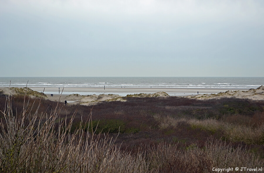 Het uitzicht vanaf IJmuiderslag in IJmuiden