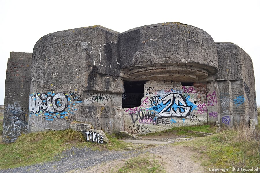 Een bunker in IJmuiden