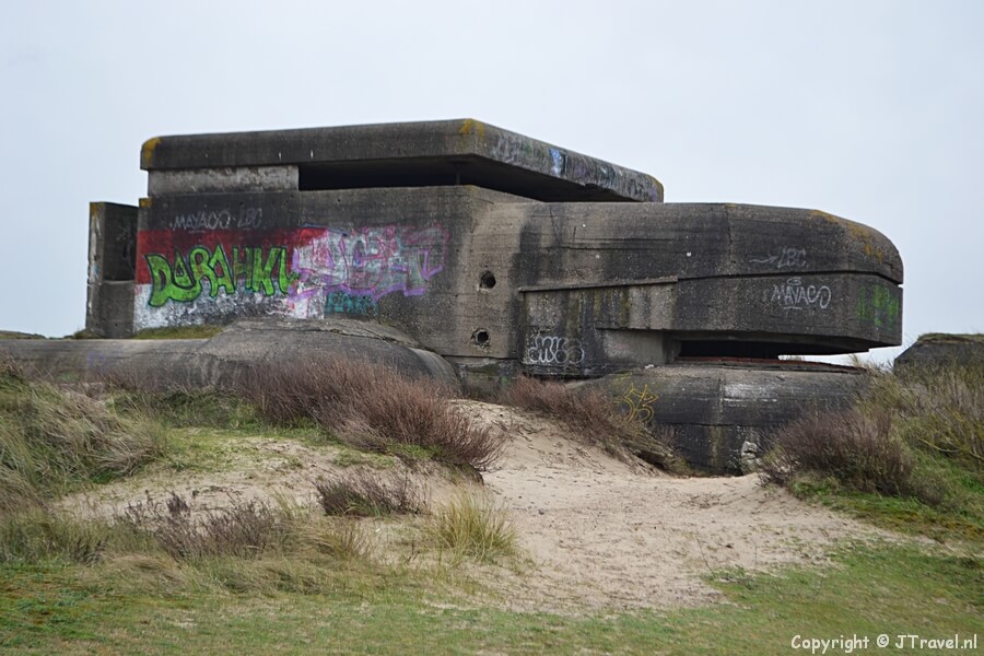 Een bunker in IJmuiden