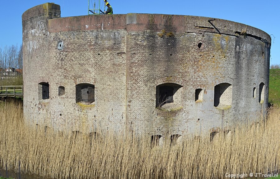 De Westbatterij in vestingstad Muiden