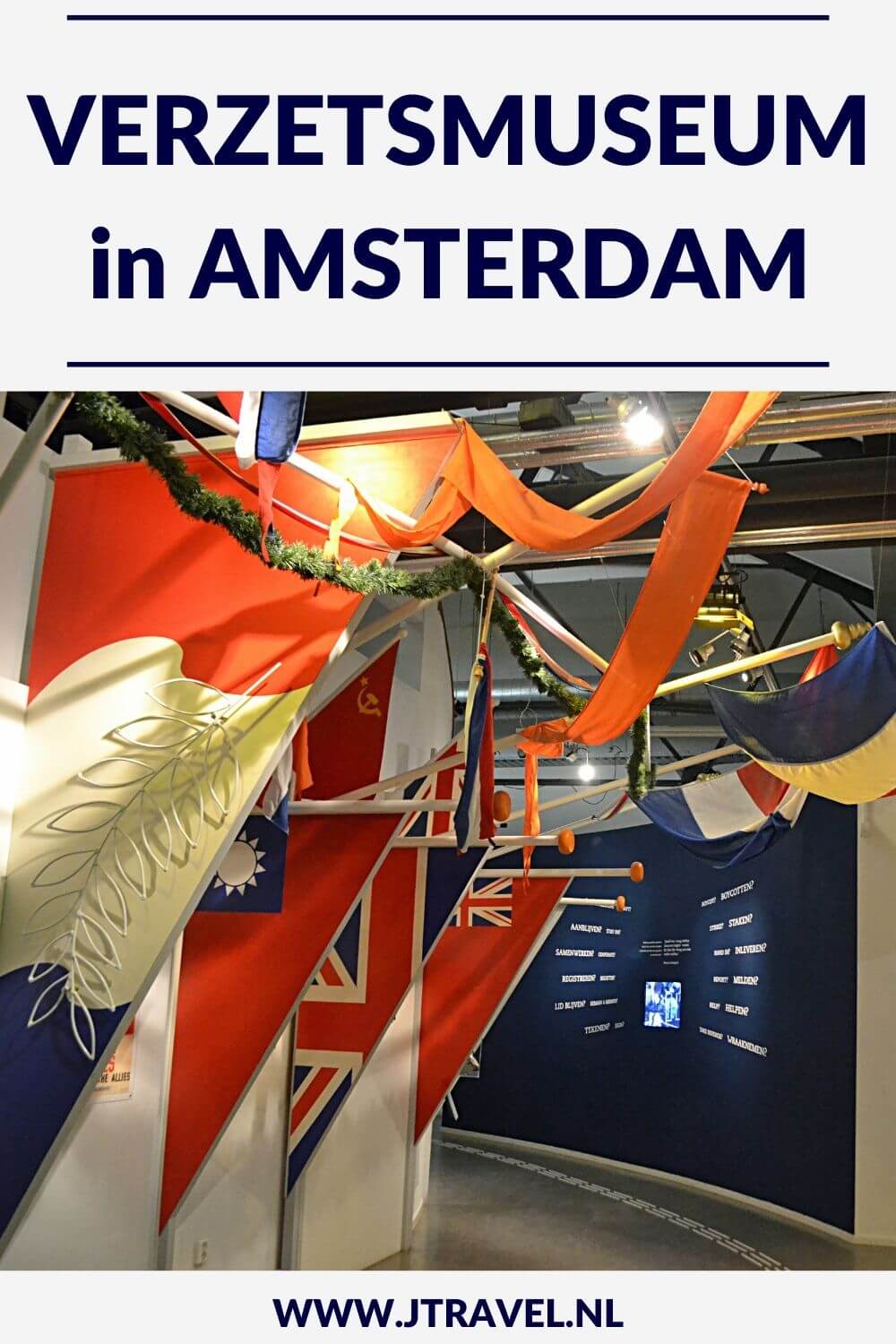 Ik bezocht het indrukwekkende Verzetsmuseum in Amsterdam. In het Verzetsmuseum zie, hoor en lees je de verhalen over het uitzonderlijke en het alledaagse tijdens de Tweede Wereldoorlog. De tentoonstelling gaat niet alleen over verzet, maar geeft je ook een beeld van de samenleving waarin het verzet heeft plaatsgevonden. Meer lees je in dit artikel. Lees je mee? #verzetsmuseum #amsterdam #tweedewereldoorlog #museum #museumkaart #jtravel #jtravelblog