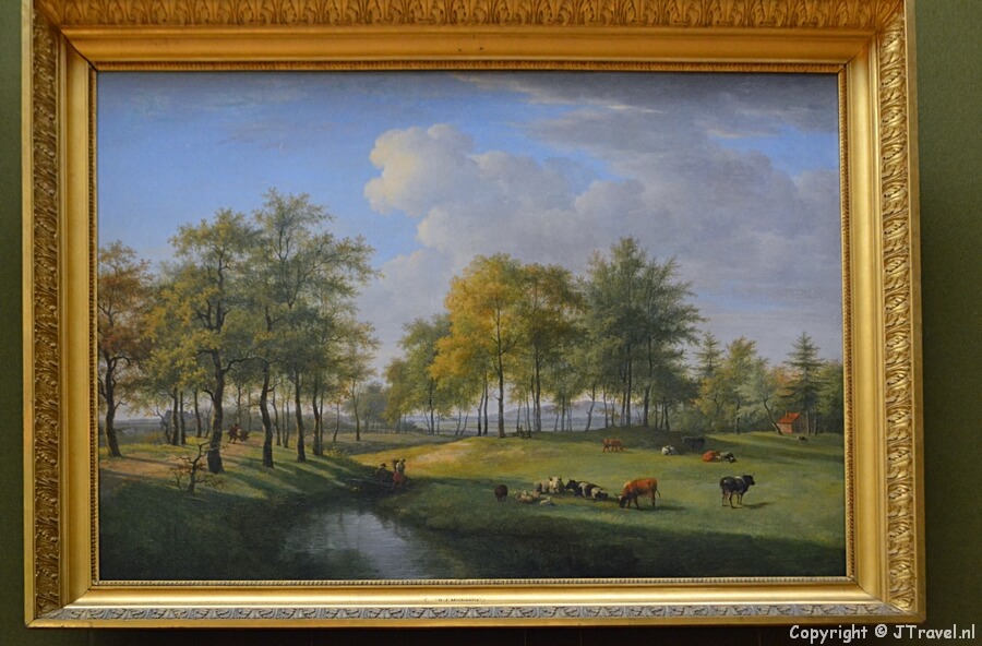 De Eerste Schilderijenzaal in het Teylers Museum in Haarlem
