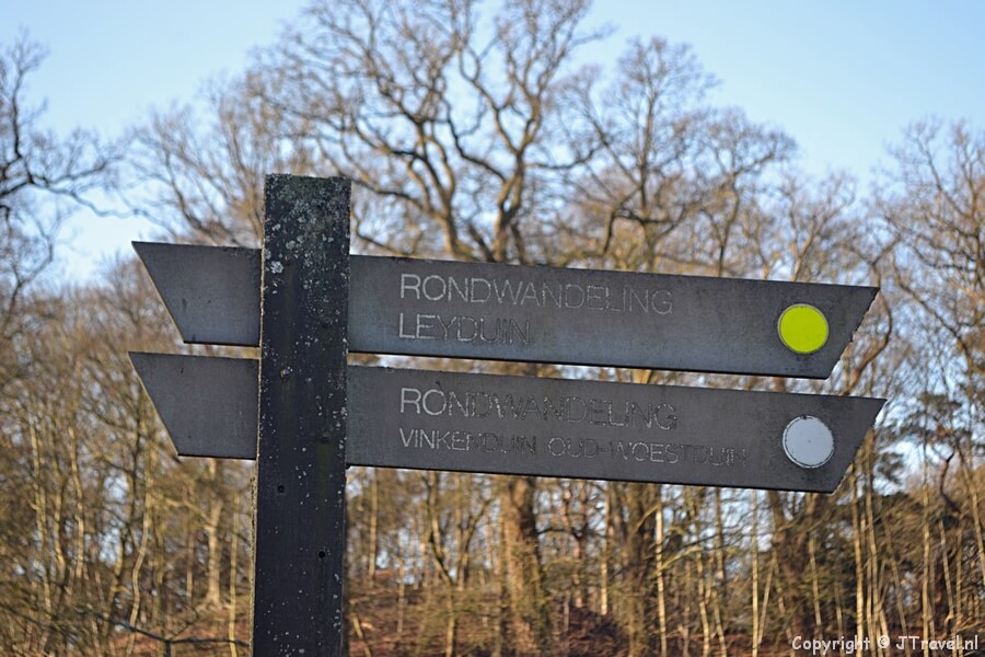 Wandelroutes over Buitenplaats Leyduin in Vogelenzang