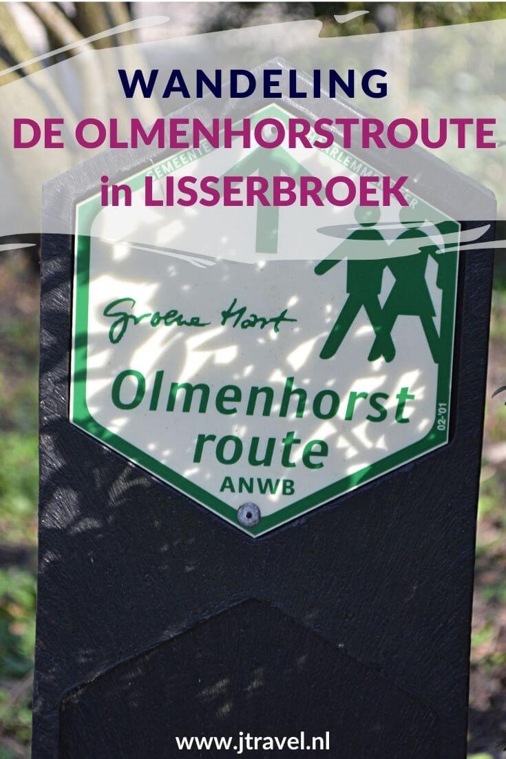 Ik liep de Olmenhorstroute, een wandeling rond Lisserbroek in de gemeente Haarlemmermeer. Plekken die u aandoet tijdens deze wandeling van 10 kilometer zijn Lisserbroek, Landgoed De Olmenhorst en Abbenes. Alles over de Olmenhorstroute leest u in dit artikel. #olmenhorstroute #landgoeddeolmenhorst #lisserbroek #haarlemmermeer #jtravel #jtravelblog