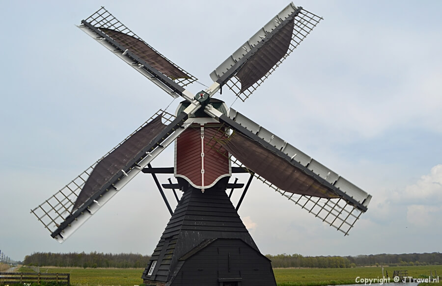 Lageveensemolen tijdens Trage Tocht Lisse