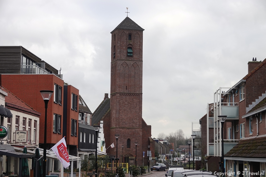 De Dorpskerk in Wijk aan Zee tijdens mijn wandeling rond Wijk aan Zee