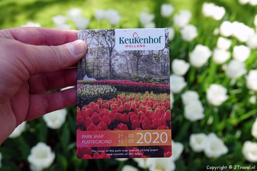 Plattegrond van de Keukenhof 2022 / Copyright © JTravel.nl