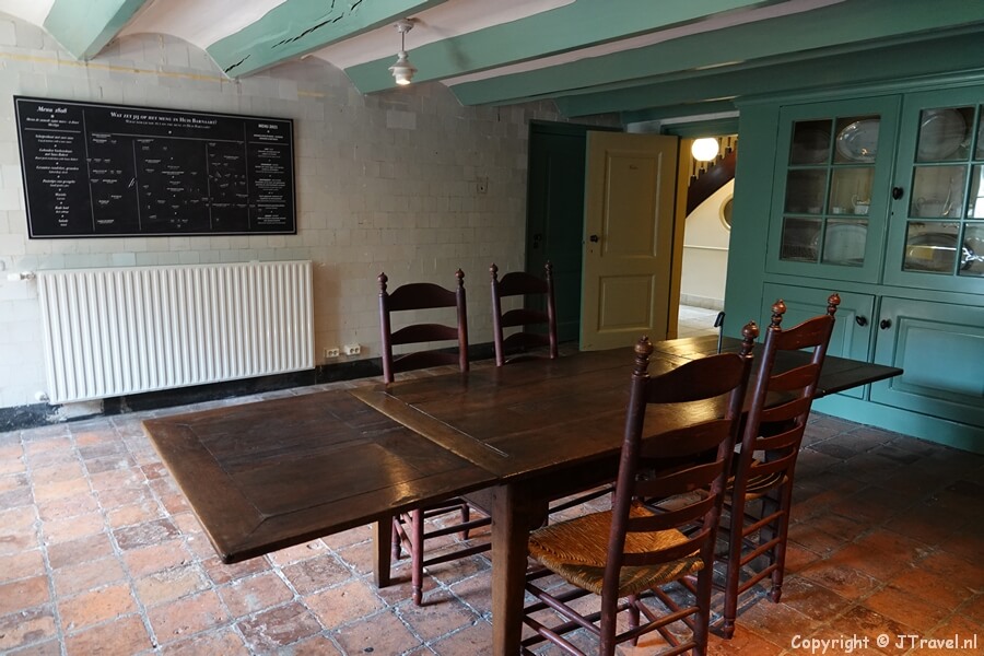 De keuken in Huis Barnaart in Haarlem