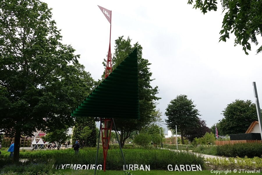 Luxemburg in Urban District op de Floriade Expo 2022 in Almere